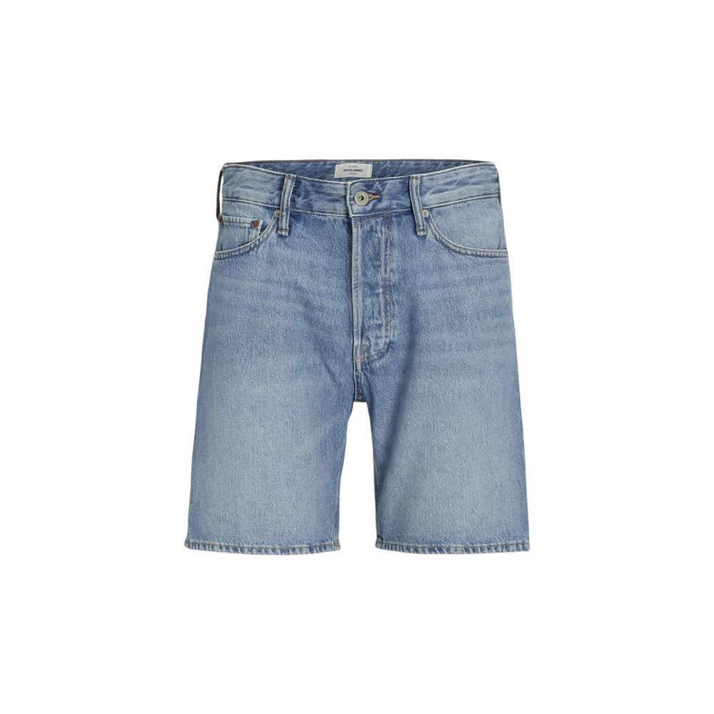 Jack Jones Blue Cotton Bermuda Shorts | Regal Royce
