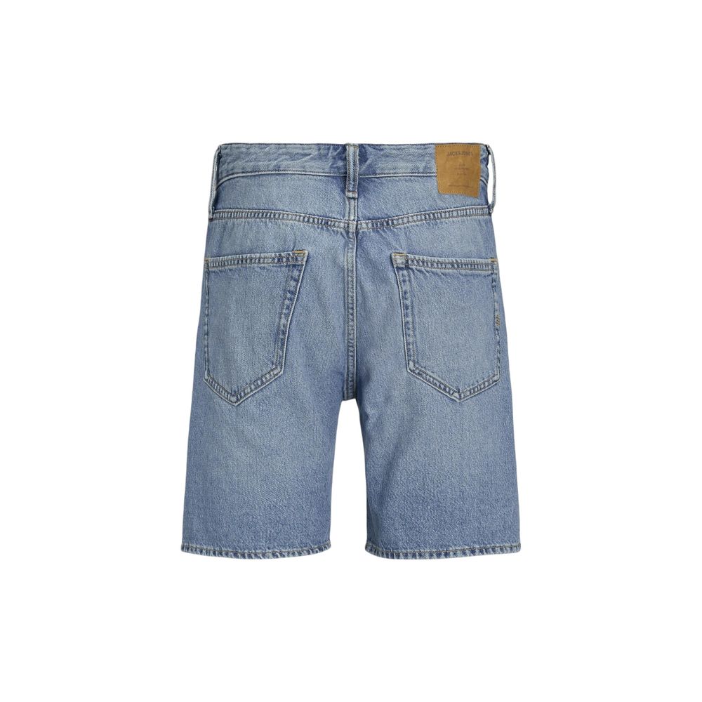Jack Jones Blue Cotton Bermuda Shorts | Regal Royce