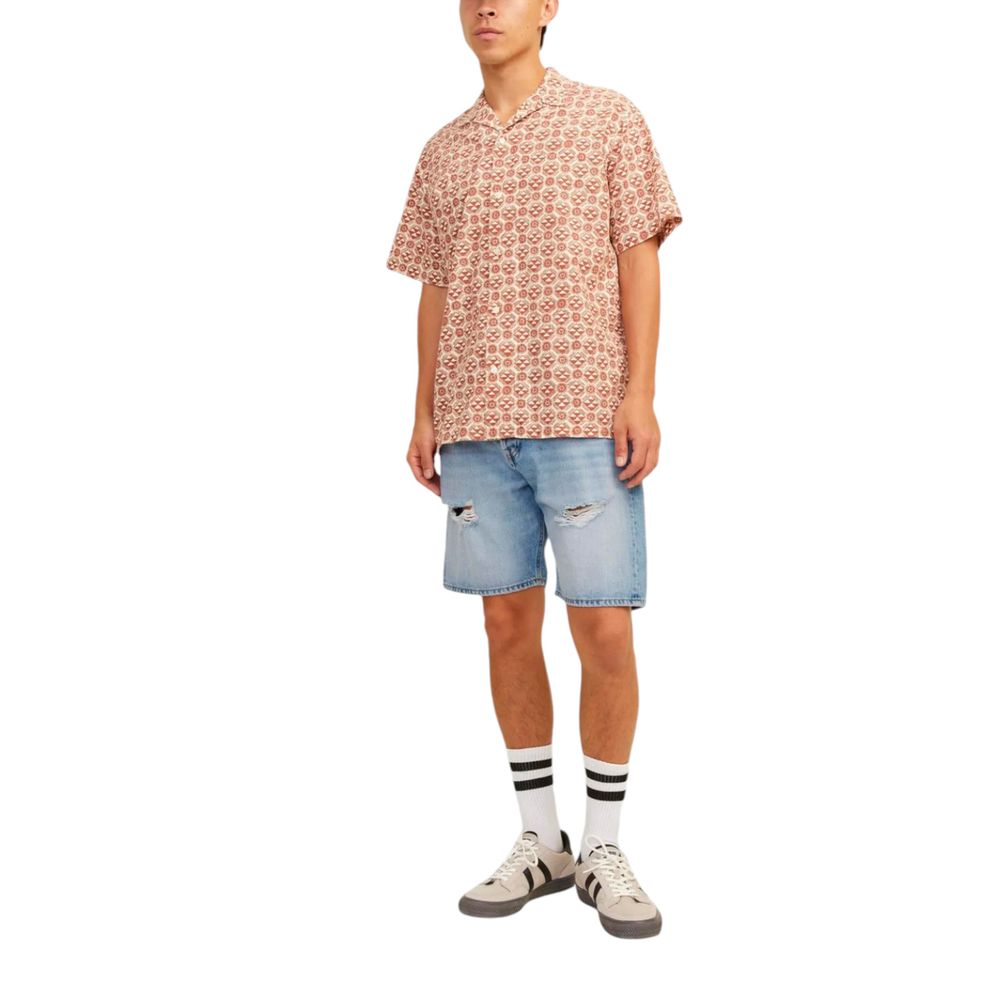 Jack Jones Light Blue Cotton Bermuda Shorts | Regal Royce