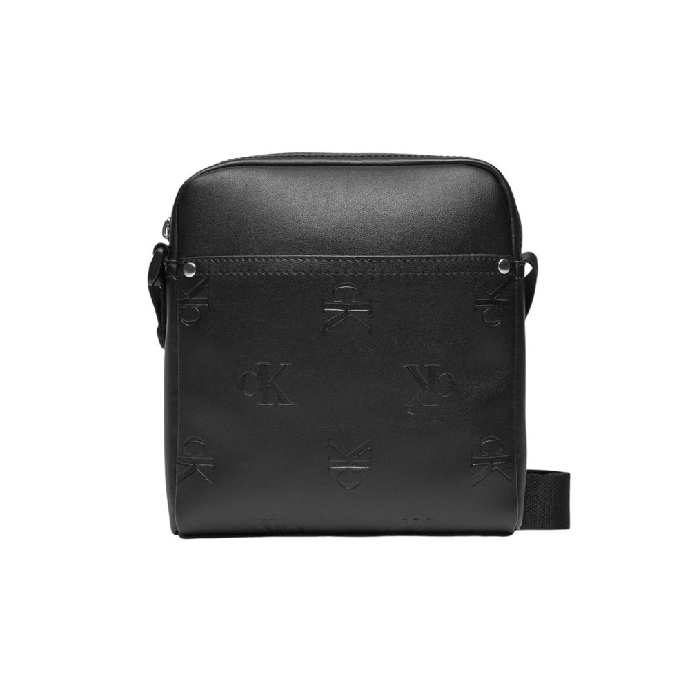 Calvin Klein Jeans Black Polyethylene Messenger Bag | Regal Royce