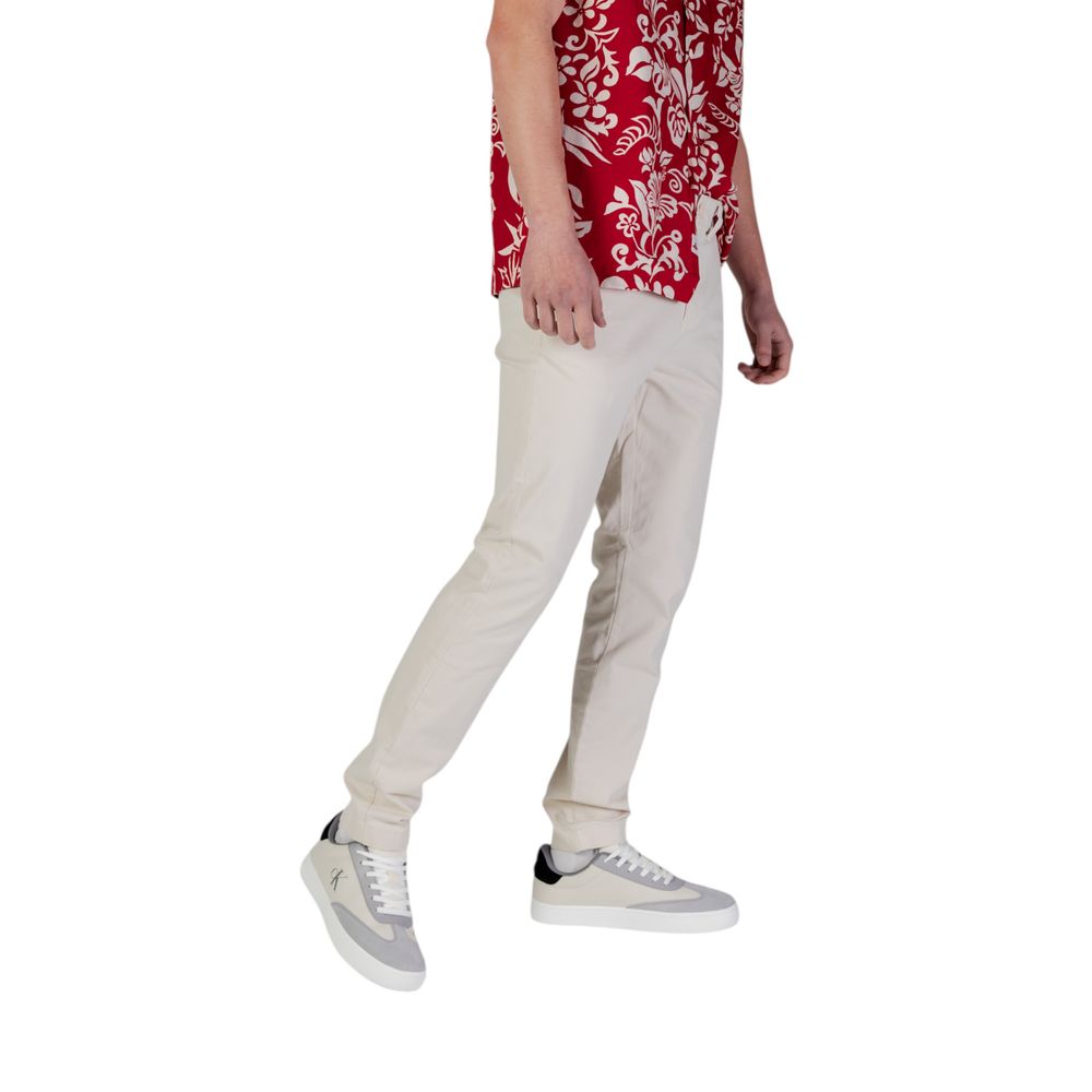 Tommy Hilfiger Jeans Beige Cotton Skinny Pants | Regal Royce