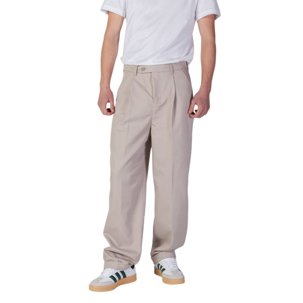 Calvin Klein Jeans Beige Recycled Polyester Casual Pants | Regal Royce
