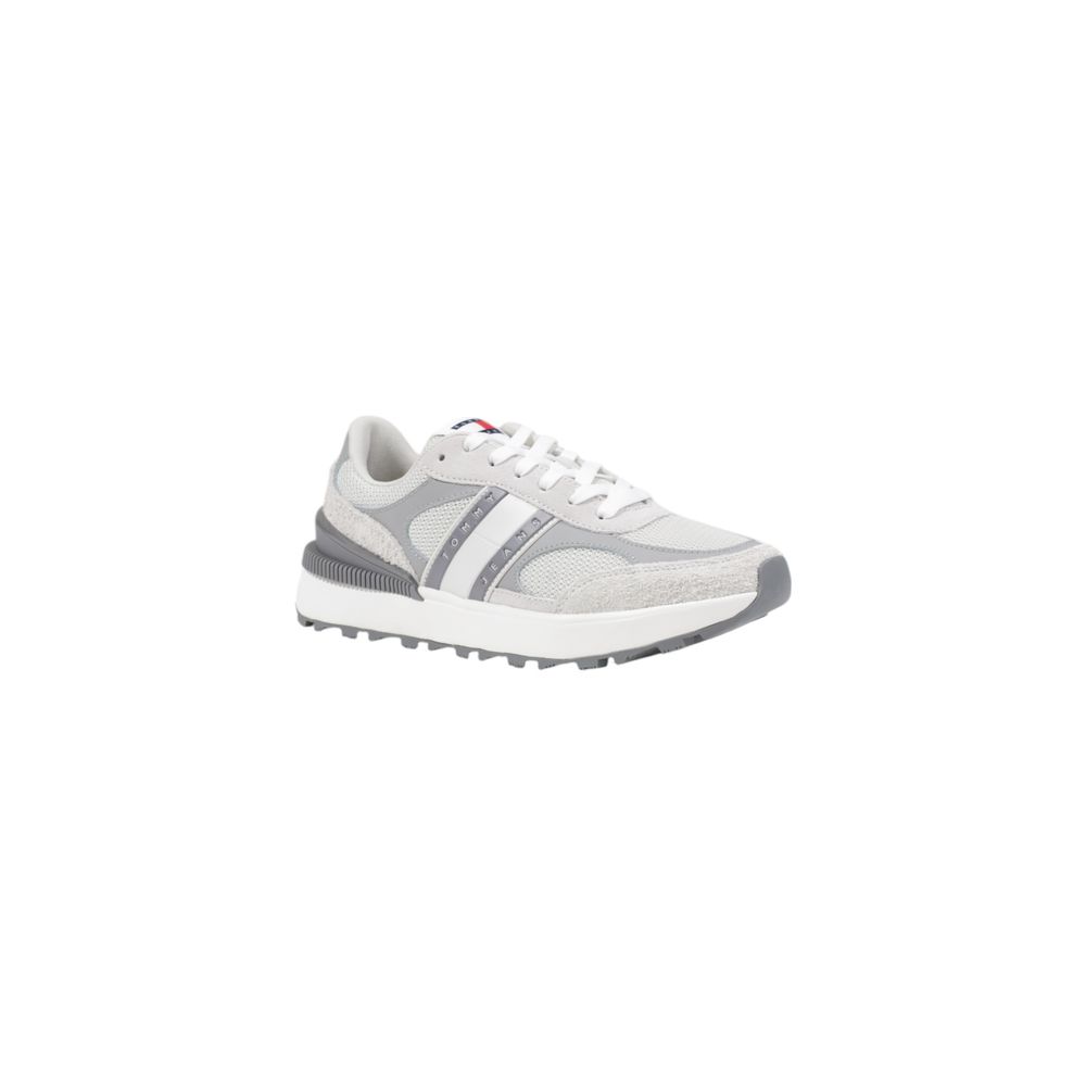 Tommy Hilfiger Jeans Gray Suede Leather Athletic Sneakers | Regal Royce
