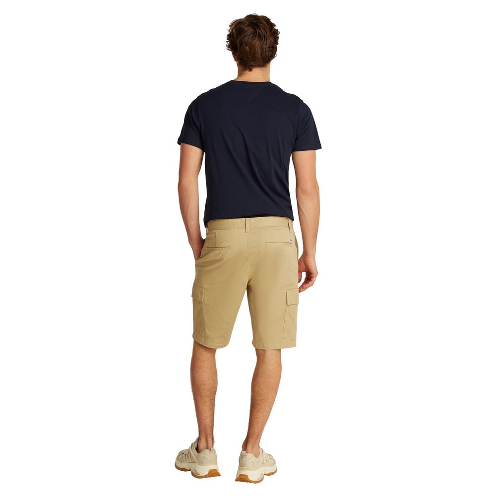 Tommy Hilfiger Jeans Beige Cotton Bermuda Shorts