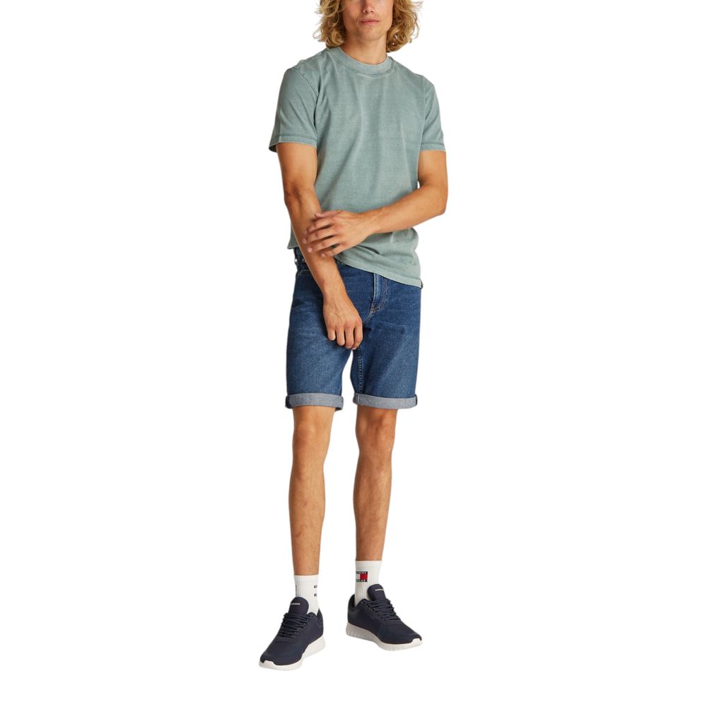 Calvin Klein Jeans Blue Cotton Bermuda Shorts | Regal Royce