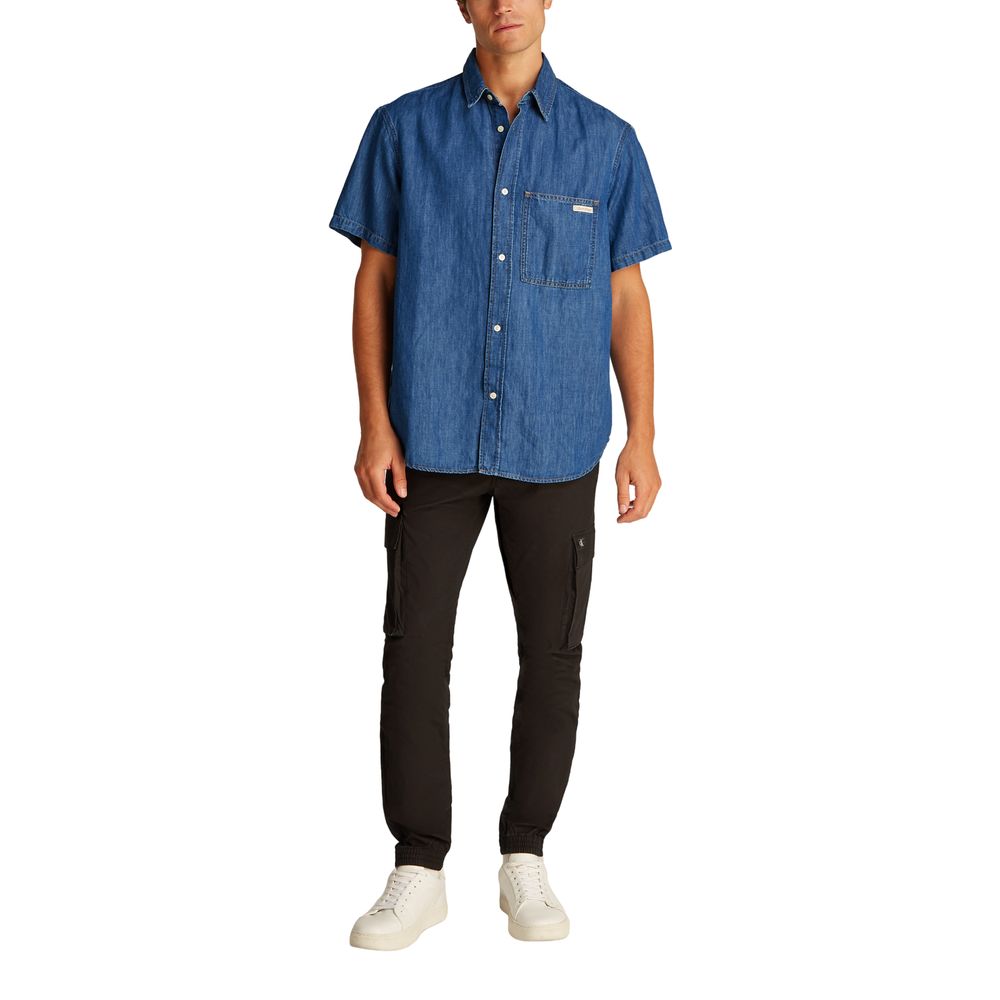 Calvin Klein Jeans Blue Denim Shirt | Regal Royce