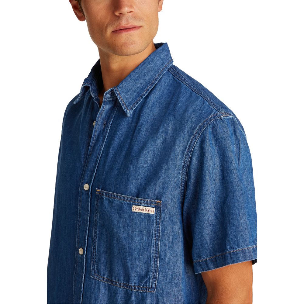 Calvin Klein Jeans Blue Denim Shirt | Regal Royce
