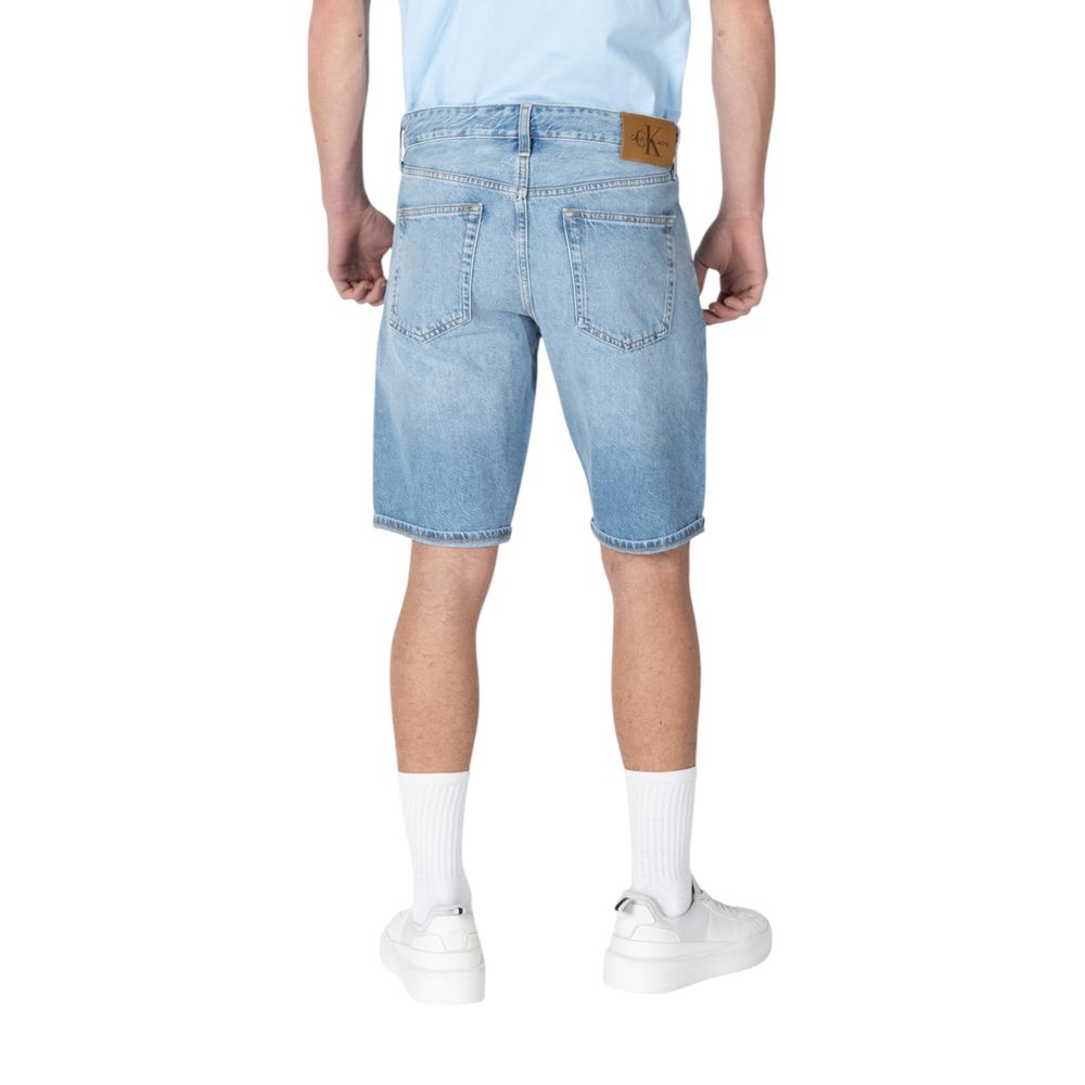 Calvin Klein Jeans Blue Cotton Bermuda Shorts | Regal Royce