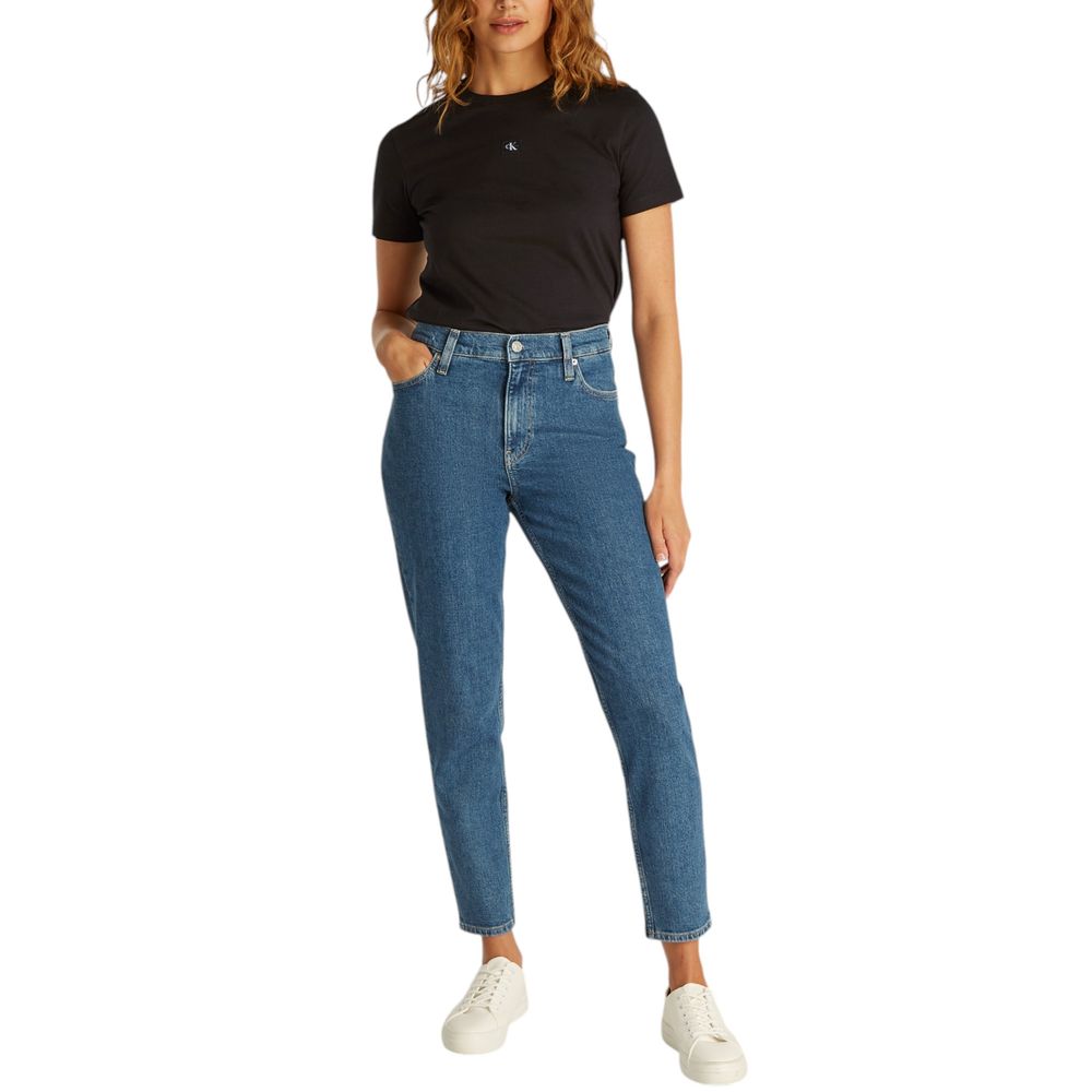 Calvin Klein Jeans Black Recycled Cotton T-Shirt | Regal Royce