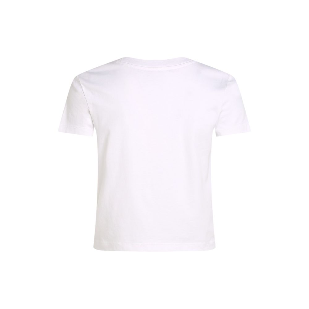 Calvin Klein Jeans White Recycled Cotton T-Shirt | Regal Royce