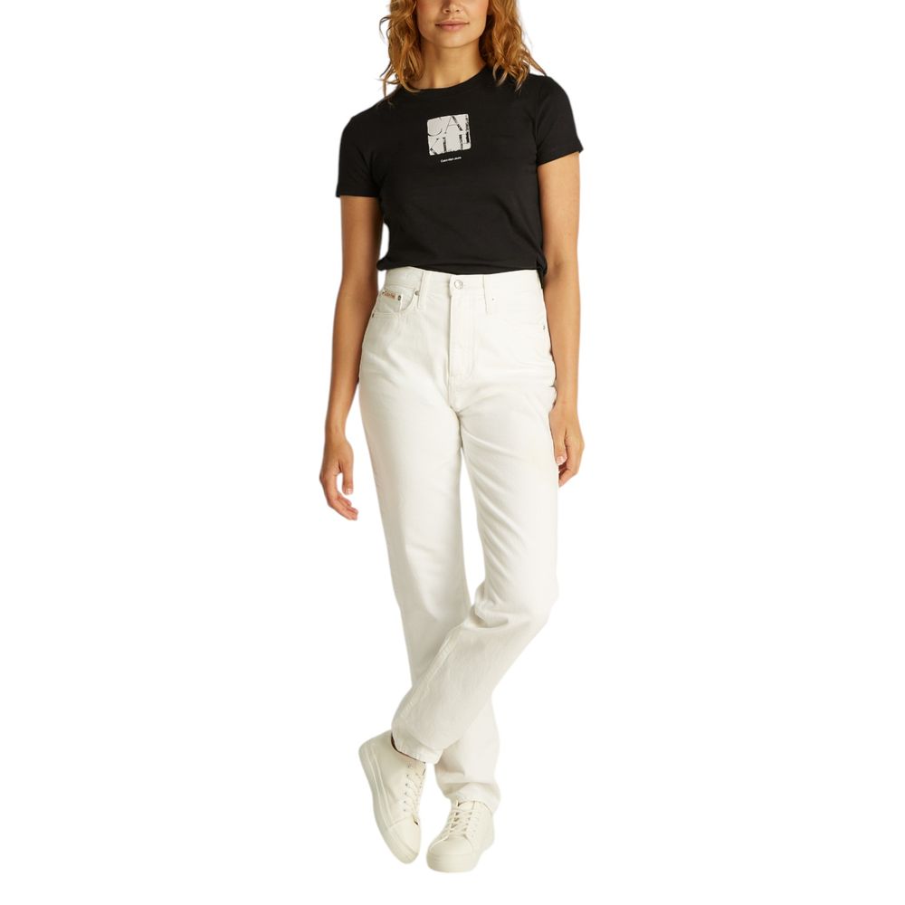 Calvin Klein Jeans Black Recycled Cotton T-Shirt | Regal Royce