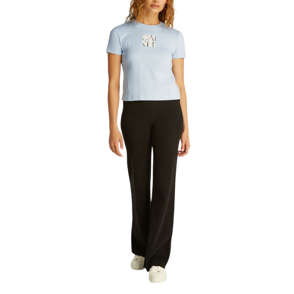 Calvin Klein Jeans Blue Recycled Cotton T-Shirt | Regal Royce