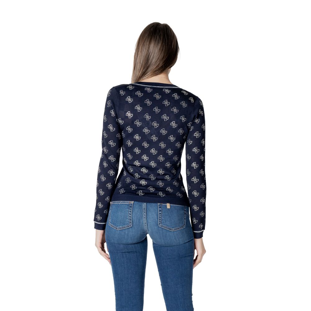 Guess Blue Viscose Sweatshirt | Regal Royce