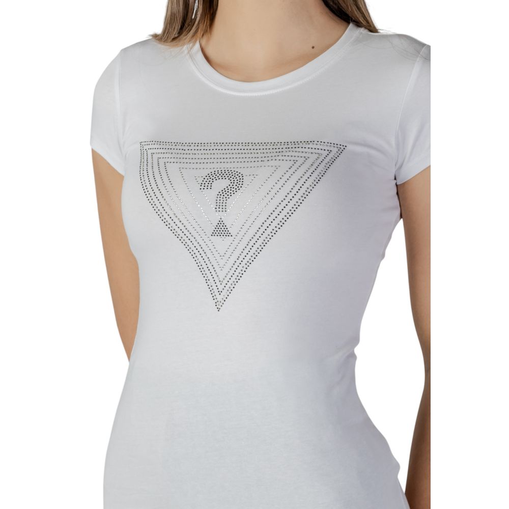 Guess White Cotton T-Shirt | Regal Royce