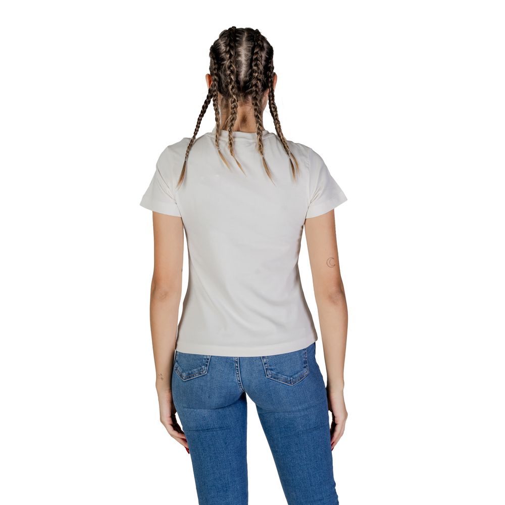 Guess Active Cream Cotton T-Shirt | Regal Royce