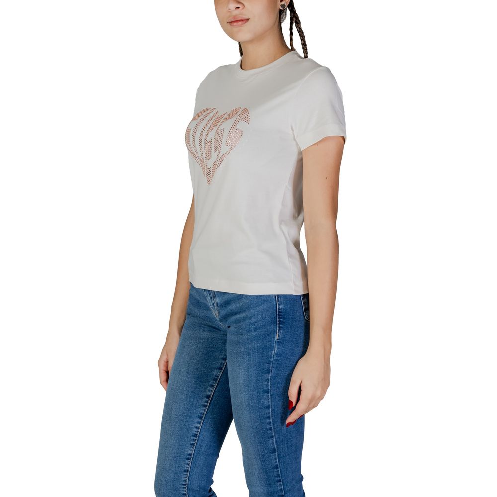 Guess Active Cream Cotton T-Shirt | Regal Royce