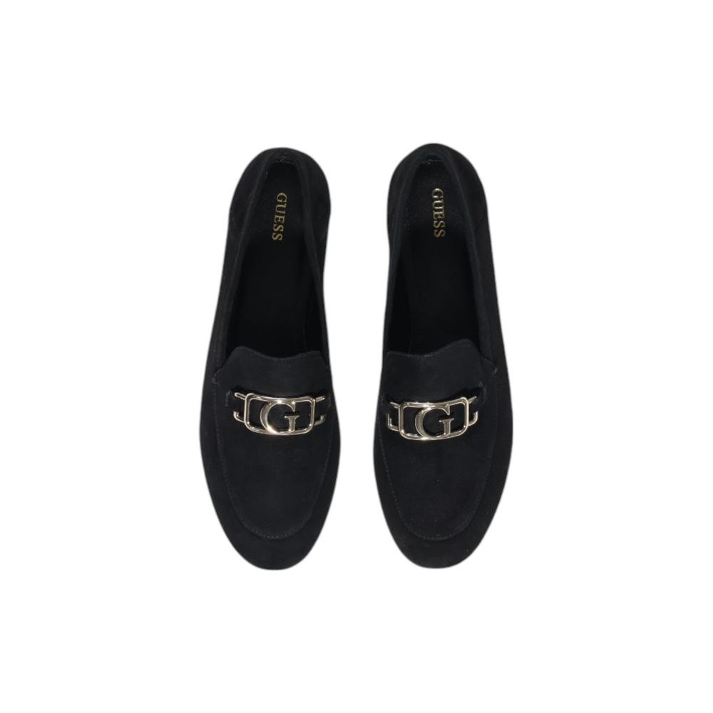 Guess Black Leather Platform Pumps | Regal Royce