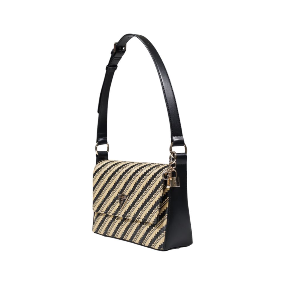 Guess Black Polypropylene Handbag | Regal Royce