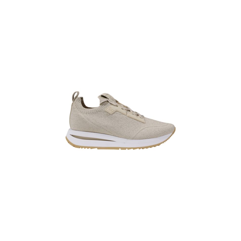 Guess Beige Polyester Low Top Sneakers