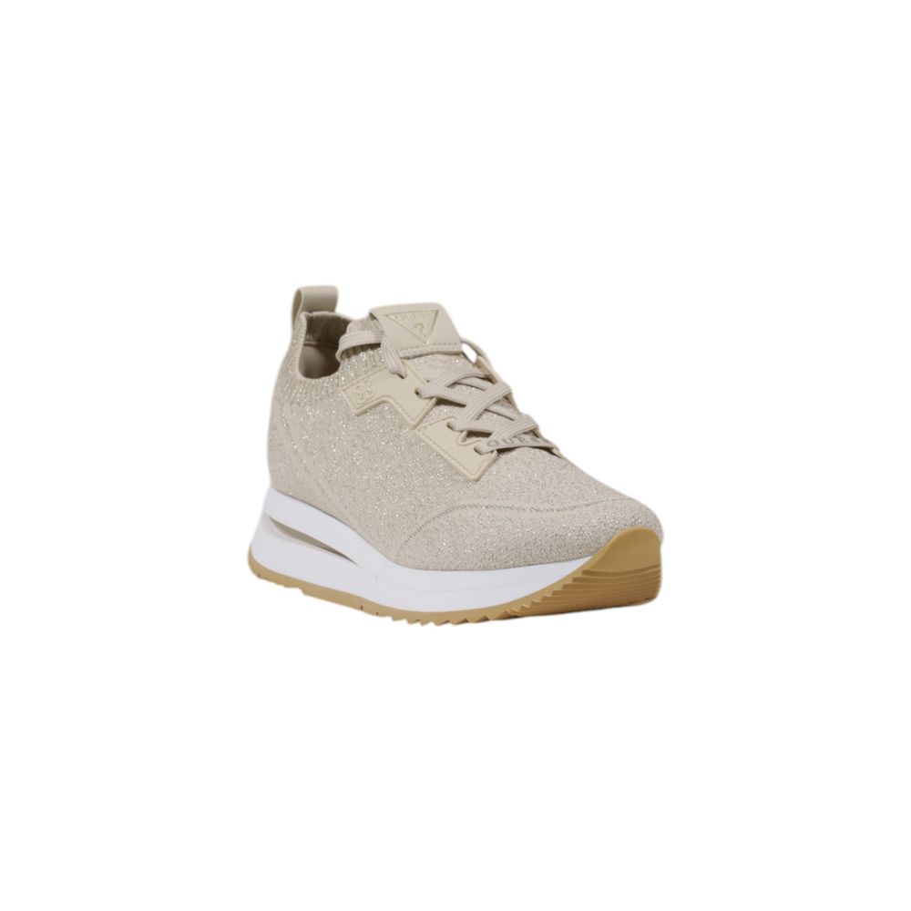 Guess Beige Polyester Low Top Sneakers | Regal Royce
