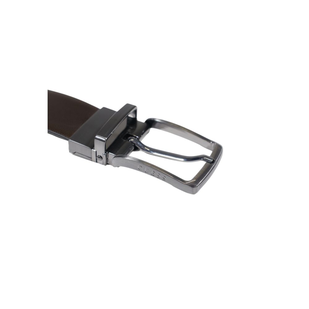Guess Brown Leather Regular Belt | Regal Royce