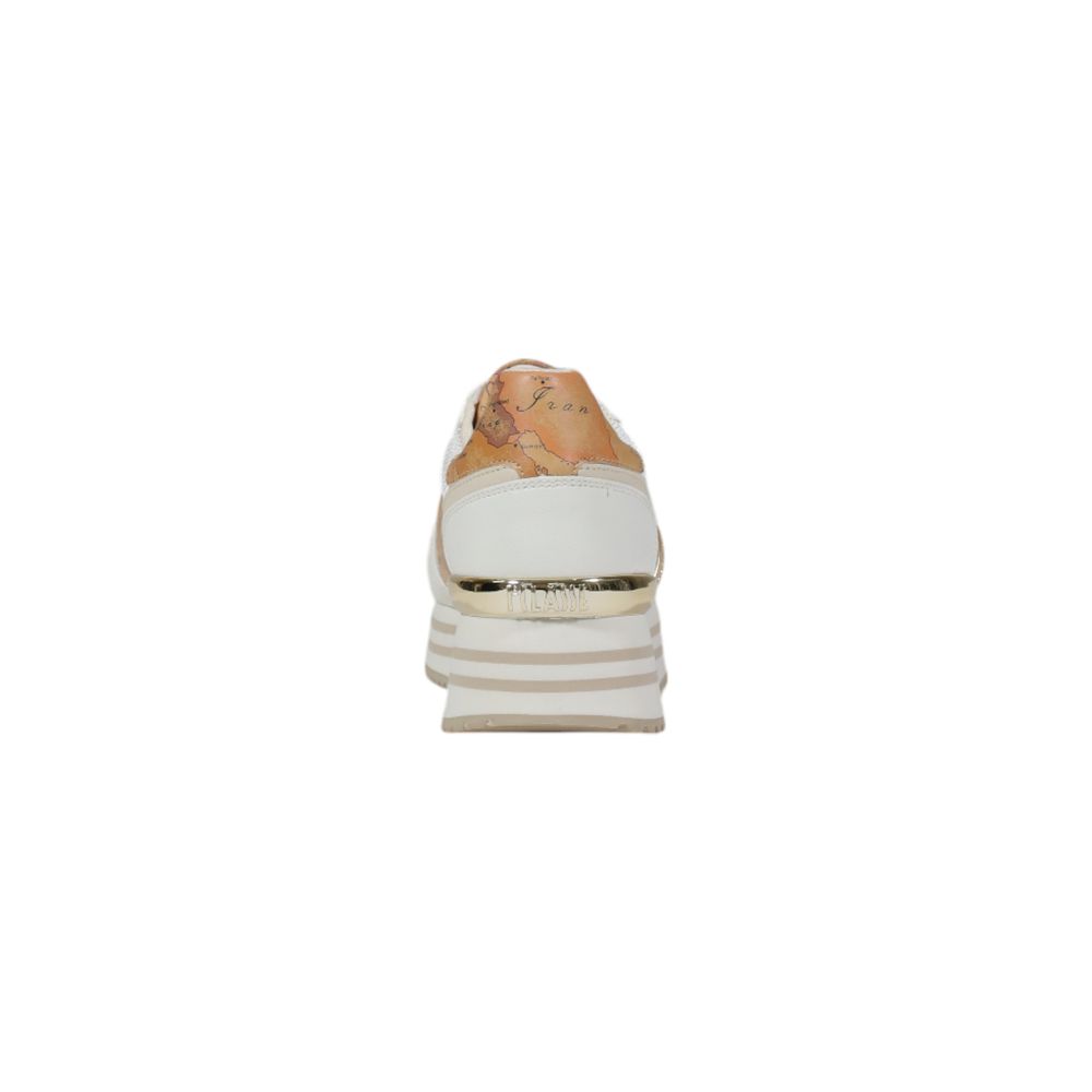 Alviero Martini Prima Classe White Polyethylene Platform Sneakers | Regal Royce