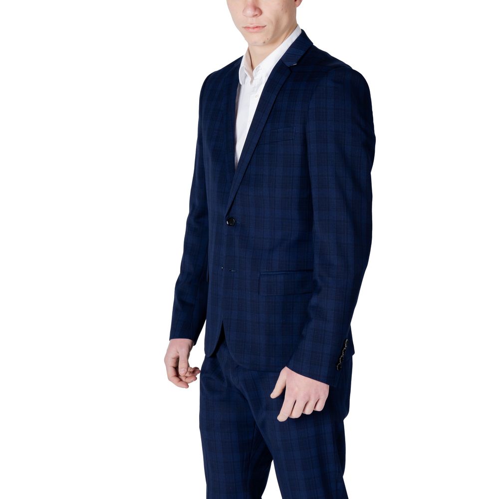 Antony Morato Blue Polyester Blazer | Regal Royce