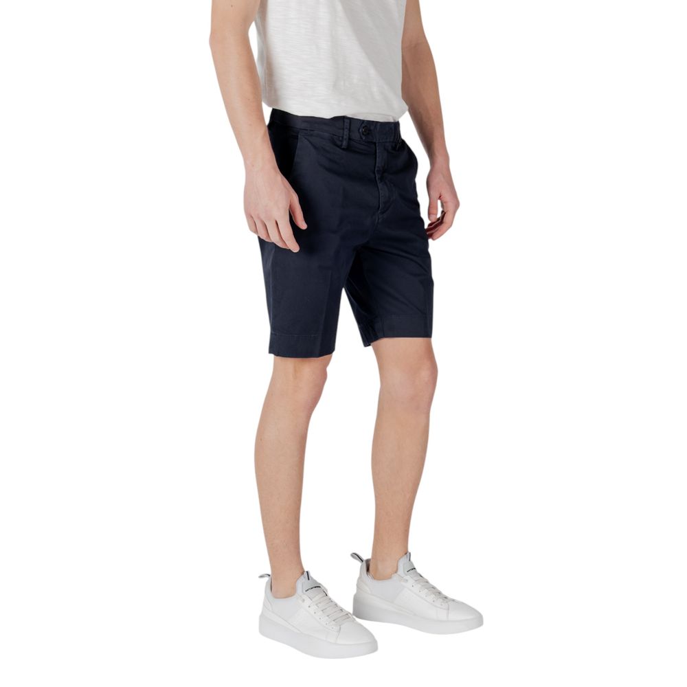 Antony Morato Blue Cotton Bermuda Shorts | Regal Royce