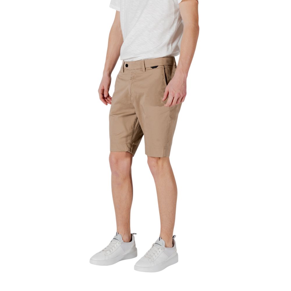 Antony Morato Beige Cotton Bermuda Shorts | Regal Royce