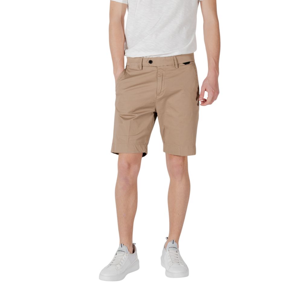 Antony Morato Beige Cotton Bermuda Shorts | Regal Royce
