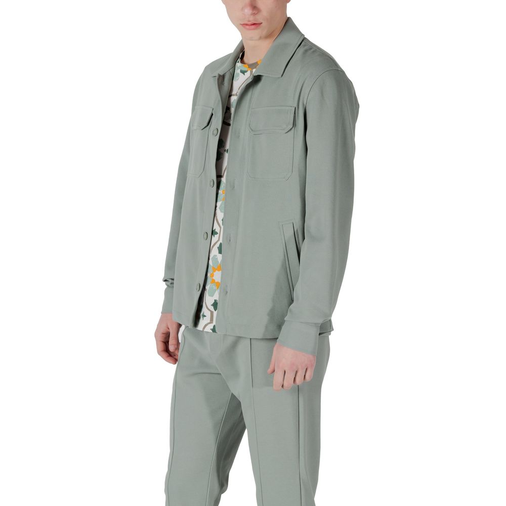 Antony Morato Green Polyester Shirt | Regal Royce