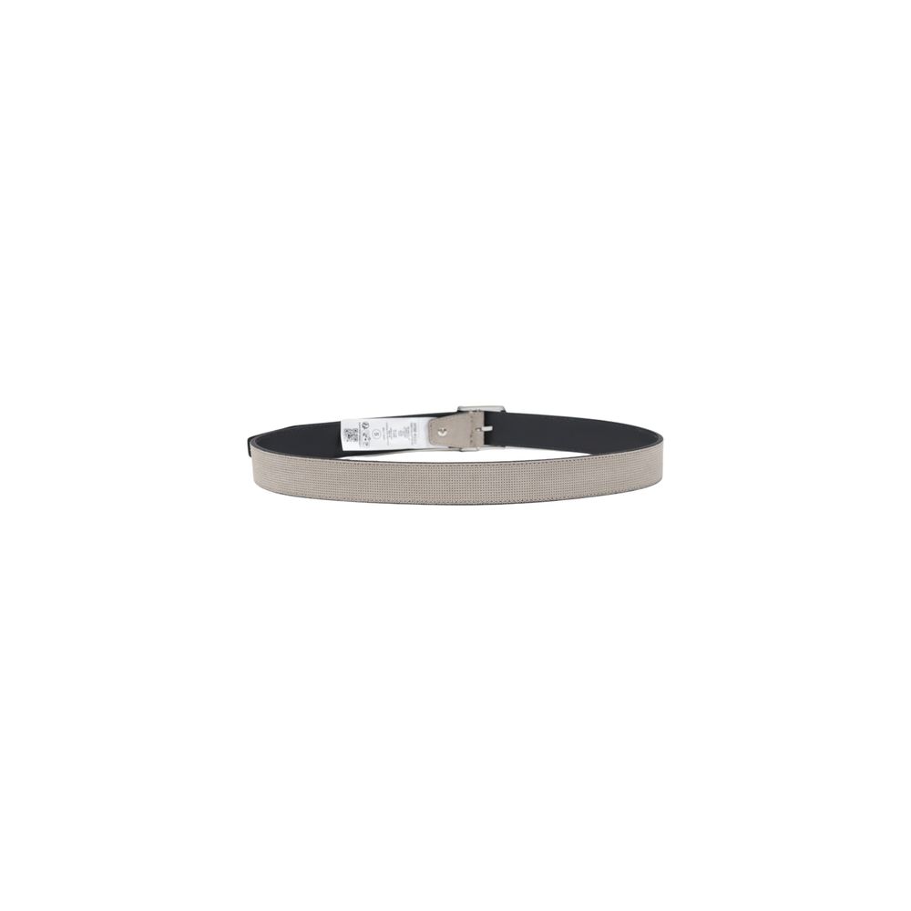 Antony Morato Gray Leather Regular Belt | Regal Royce
