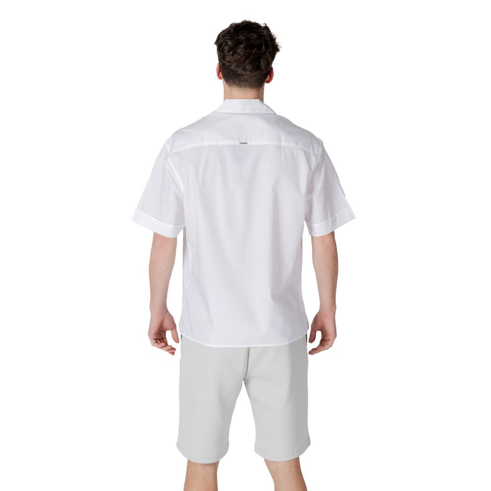 Antony Morato White Lyocell Shortsleeve Shirt | Regal Royce