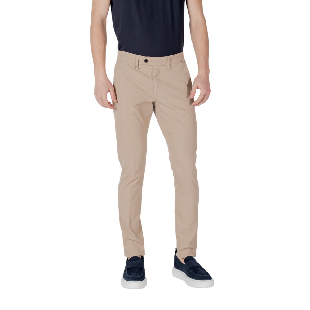 Antony Morato Beige Cotton Skinny Pants | Regal Royce