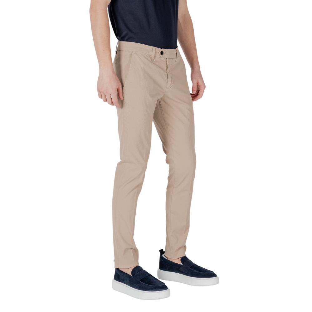 Antony Morato Beige Cotton Skinny Pants | Regal Royce