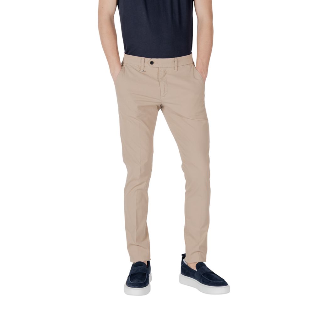 Antony Morato Beige Cotton Skinny Pants | Regal Royce