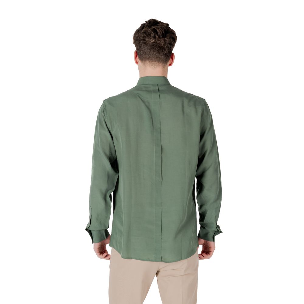 Antony Morato Green Lyocell Shirt | Regal Royce