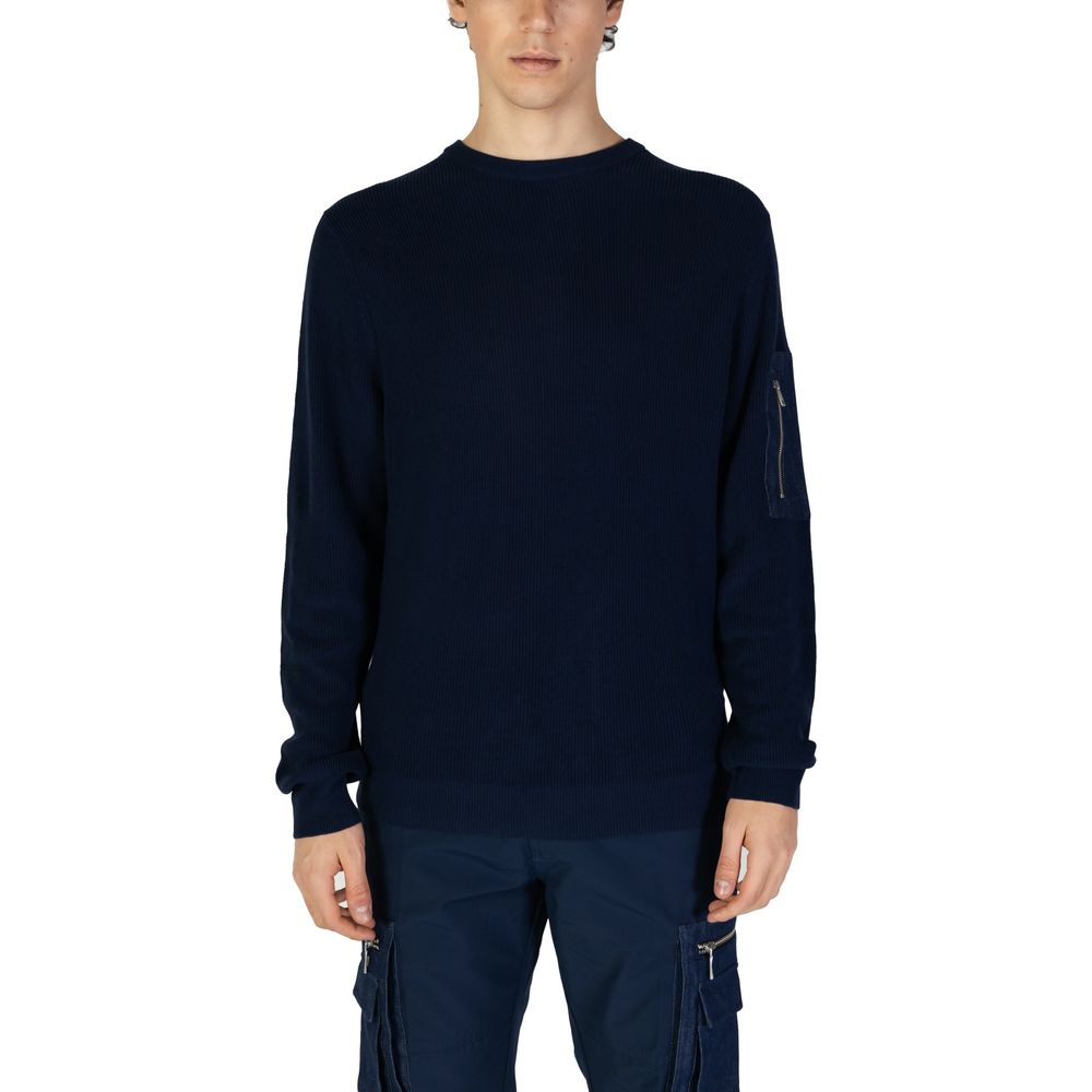 Antony Morato Blue Cotton Sweatshirt | Regal Royce