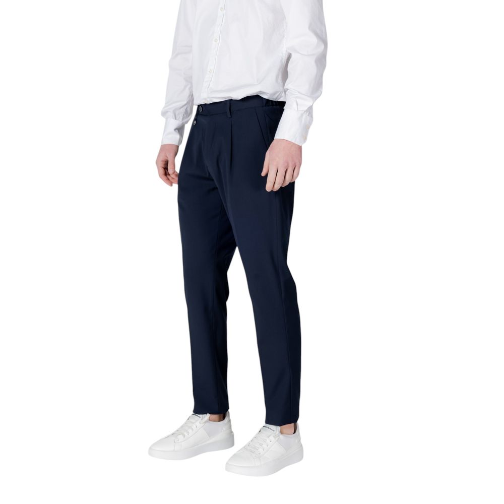 Antony Morato Blue Polyester Dress Pants | Regal Royce