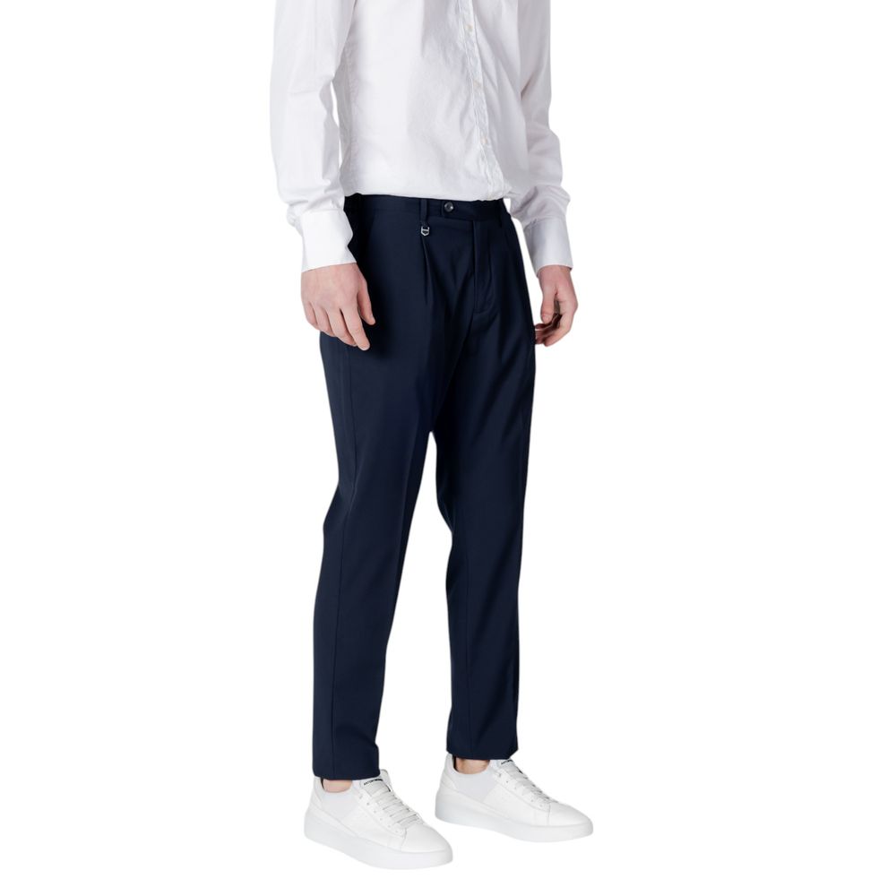 Antony Morato Blue Polyester Dress Pants | Regal Royce