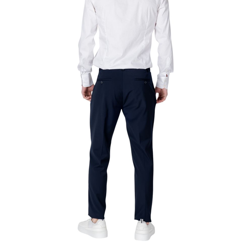 Antony Morato Blue Polyester Dress Pants | Regal Royce