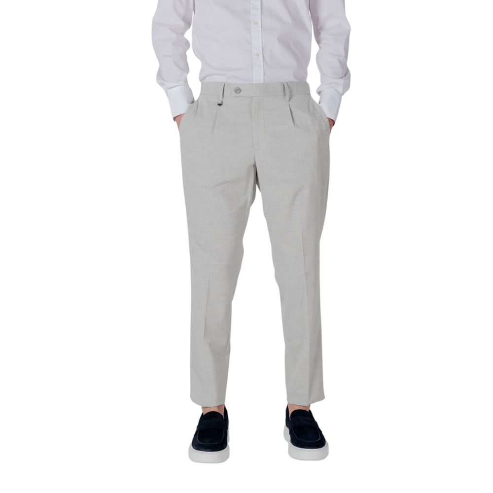 Antony Morato Gray Polyester Dress Pants | Regal Royce