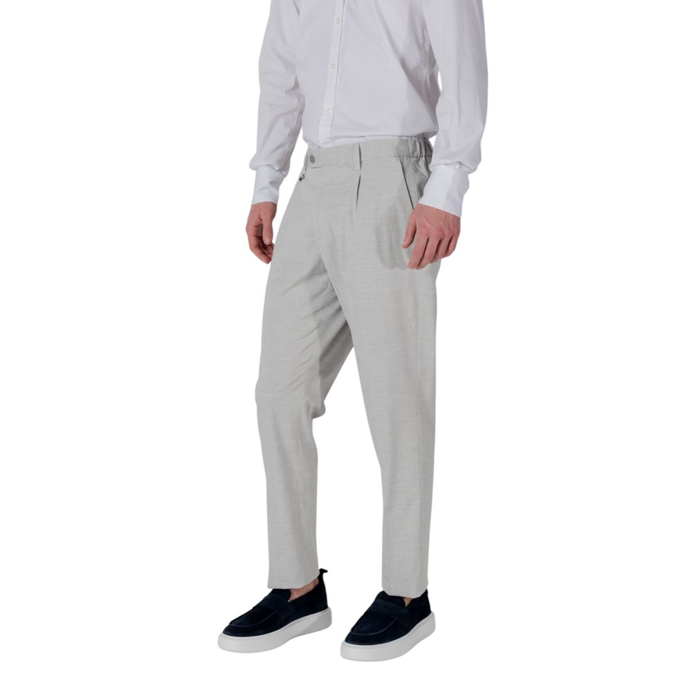 Antony Morato Gray Polyester Dress Pants | Regal Royce