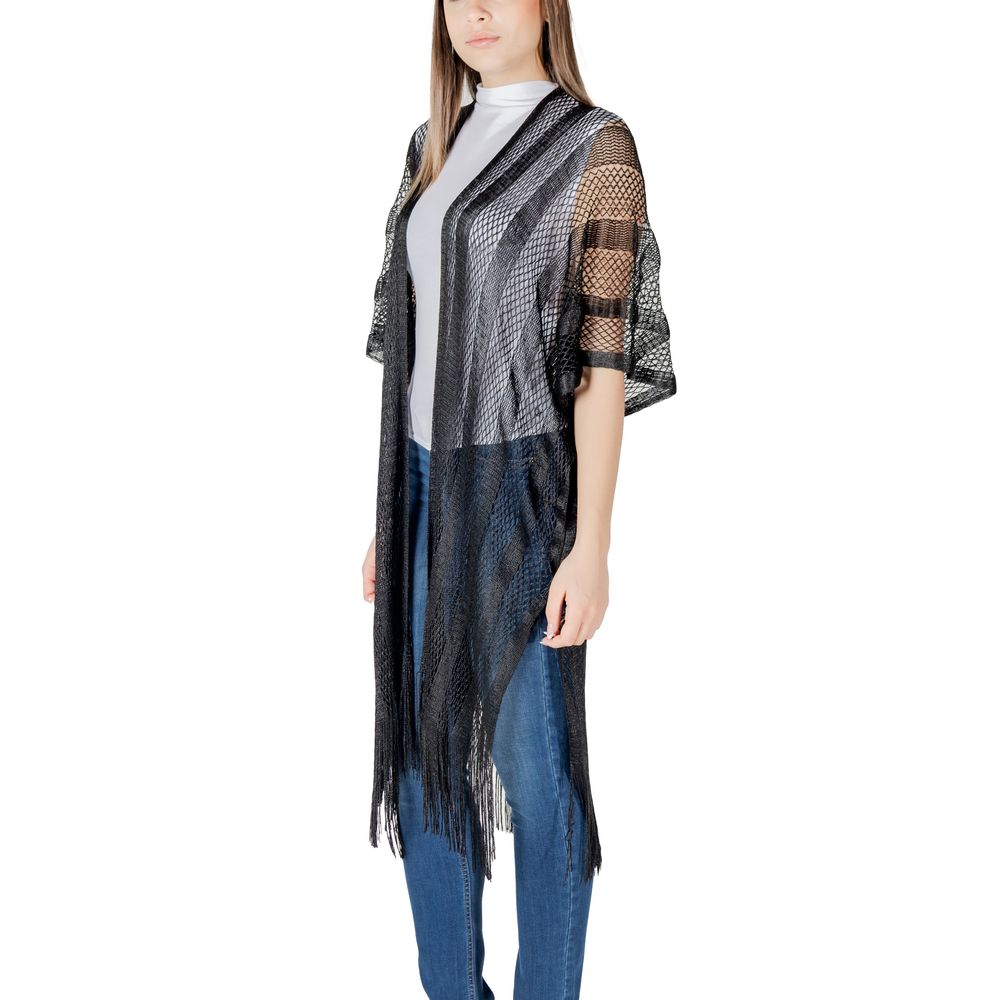Liu Jo Black Polyester Scarf | Regal Royce
