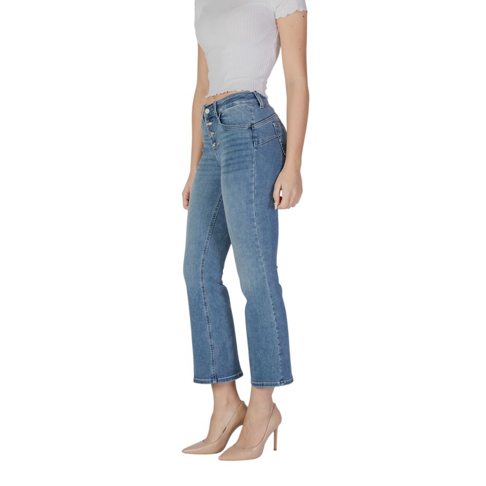 Liu Jo Blue Cotton Bootcut Jeans | Regal Royce