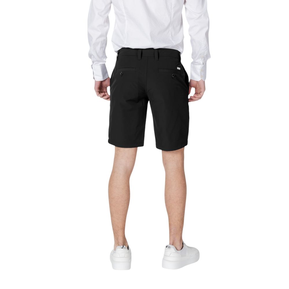 Armani Exchange Black Polyamide Bermuda Shorts | Regal Royce