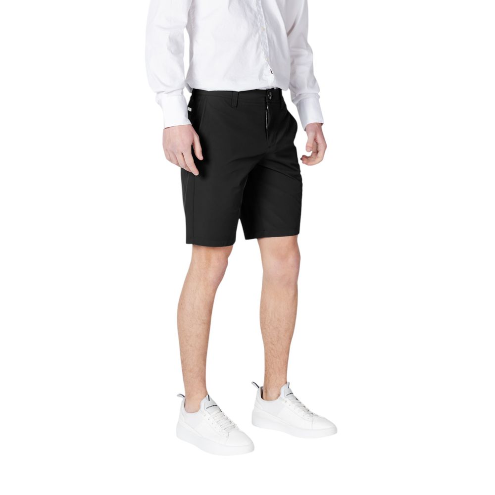 Armani Exchange Black Polyamide Bermuda Shorts | Regal Royce