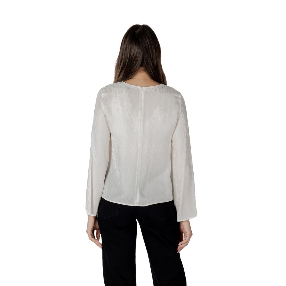 Armani Exchange Cream Viscose Blouse | Regal Royce