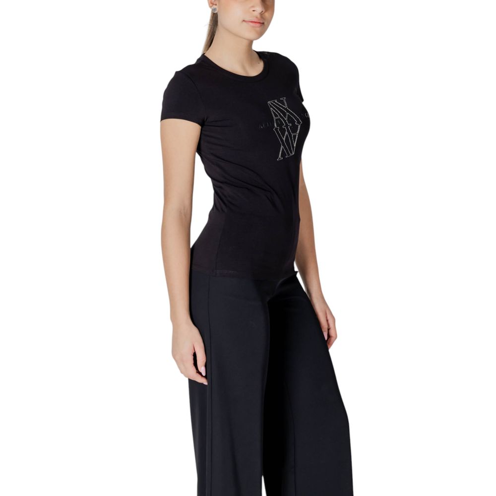 Armani Exchange Black Cotton T-Shirt | Regal Royce