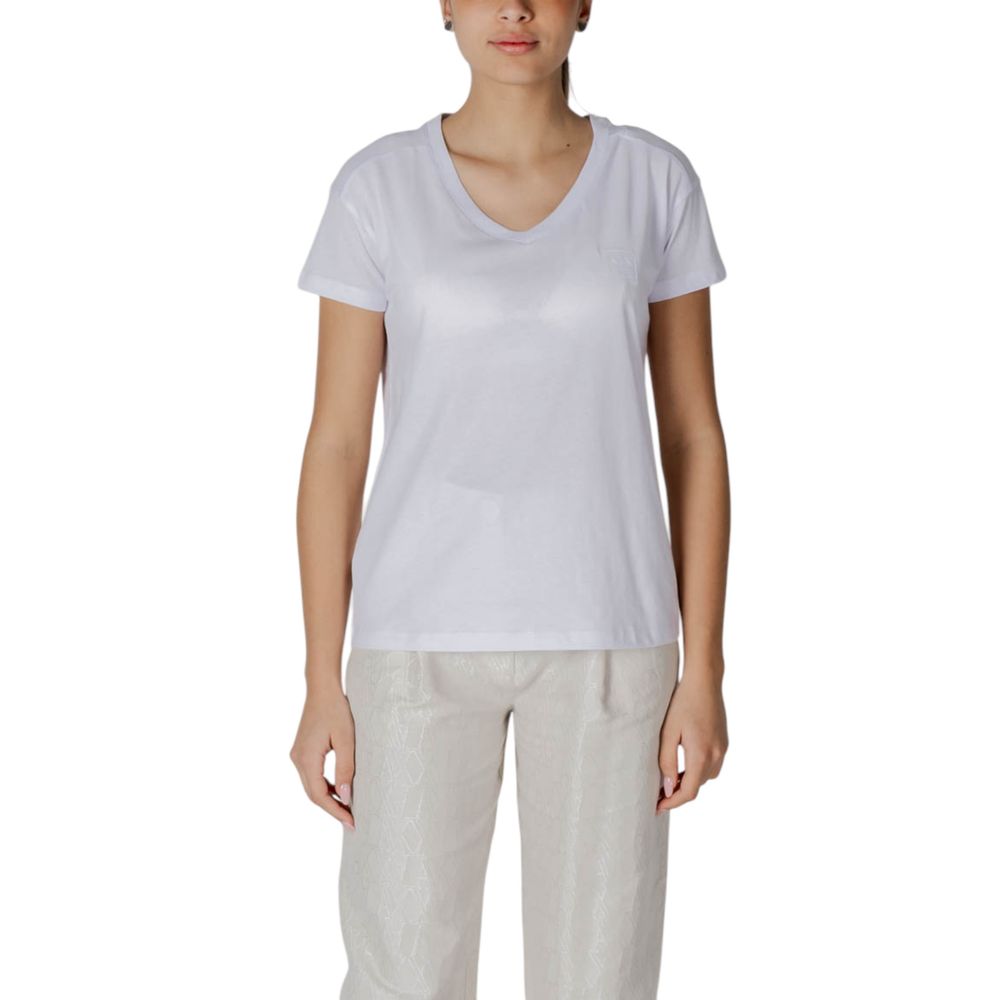 Armani Exchange White Cotton T-Shirt | Regal Royce